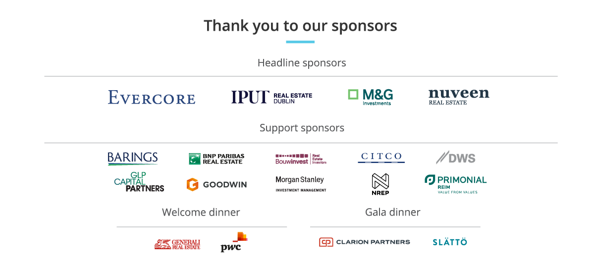 INREV Annual Conference 2023 Sponsors